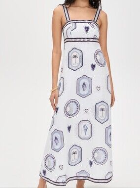 Nwt $409 Kivari Alessia Maxi Dress US Size 2 Au 6